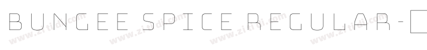 Bungee Spice Regular字体转换 Bungee Spice Regular字体转换